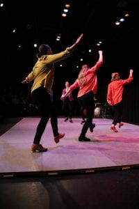 Picture of tap dancers on a stage