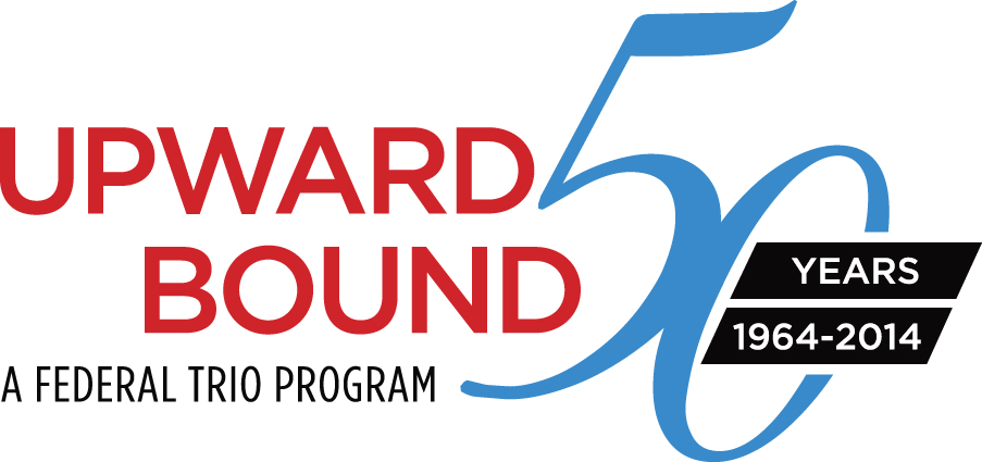 50th Anniversery Upward bound logo tagline-color