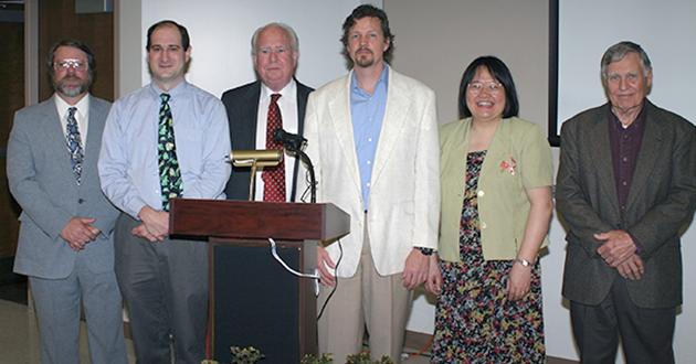 Speakers at the 2005 Museum celebration