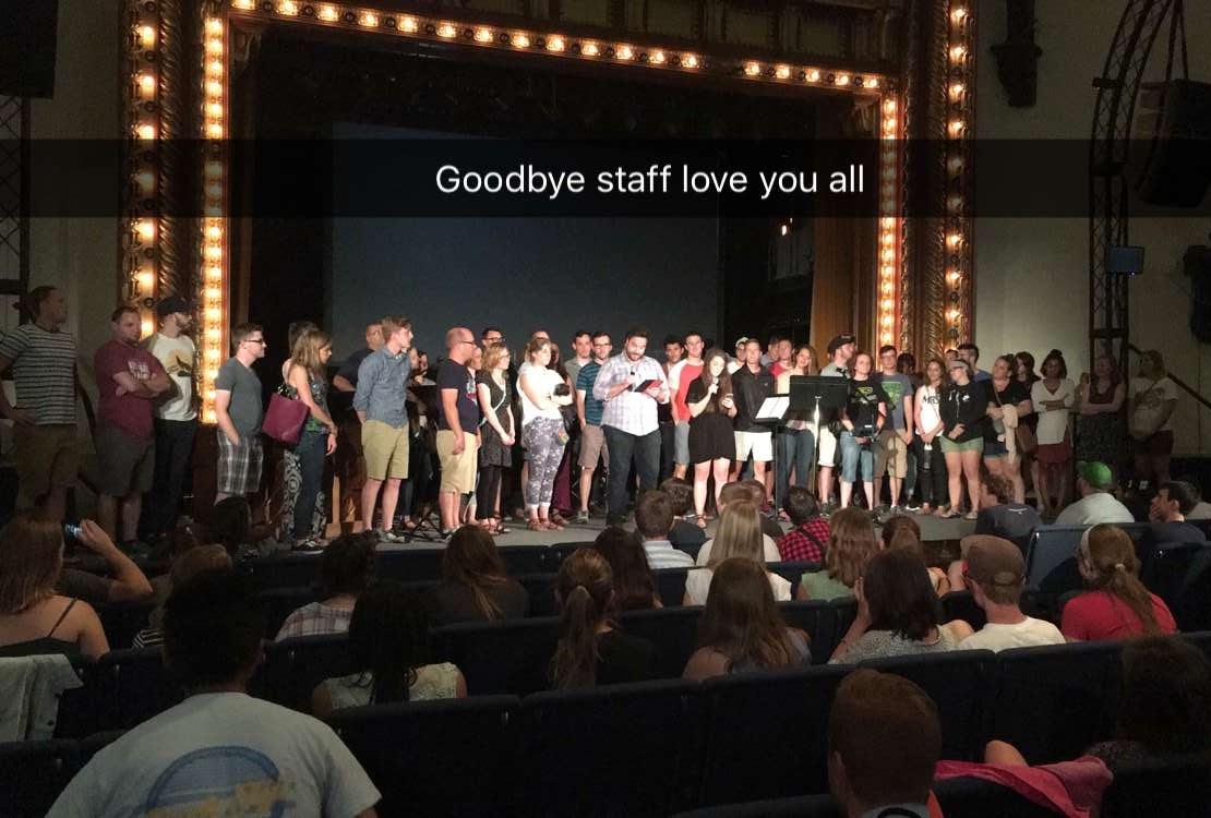 Final day with Staff