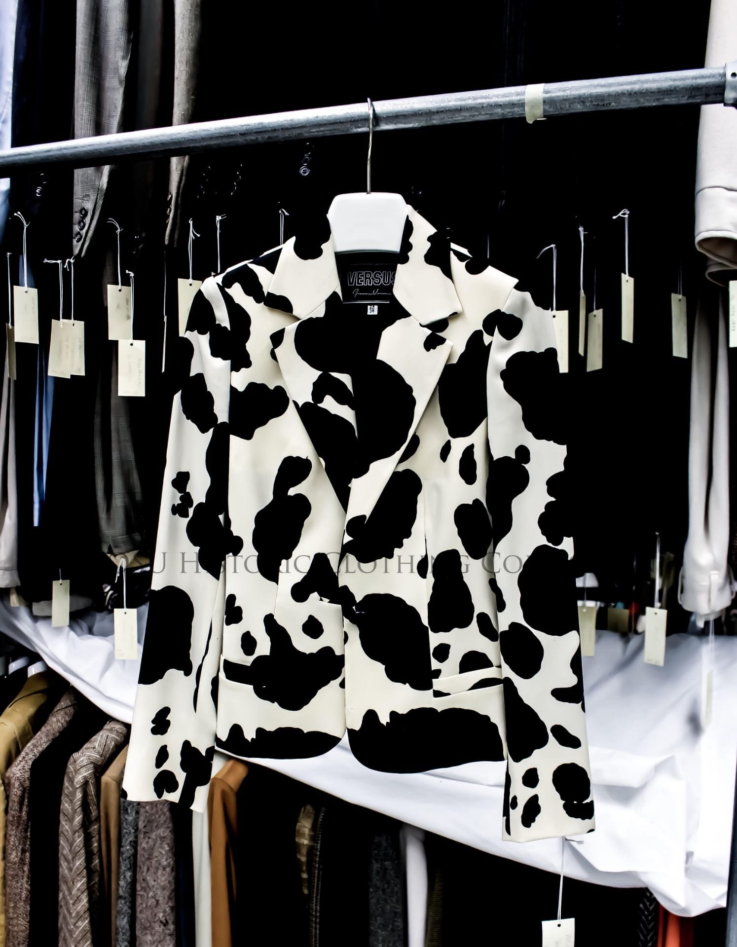Fashion (style-10)Black White Leopard Print Pants Women Animale
