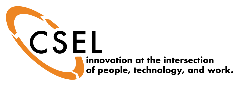 CSEL: innovation at the intersection of people, technology, and work.