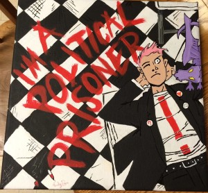 This was a panel from Wolverine And The X-Men, by Jason Aaron featuring one of my favorite mutants Quentin Quire-an omega level telepath! I Painted it on a canvas and its hanging in my dorm!