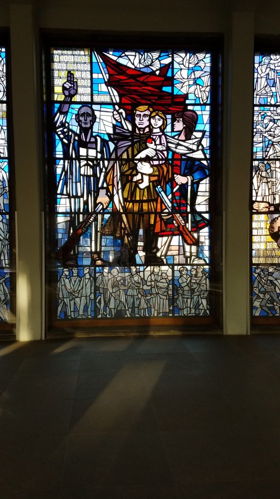 Stained Glass at Sachsenhausen