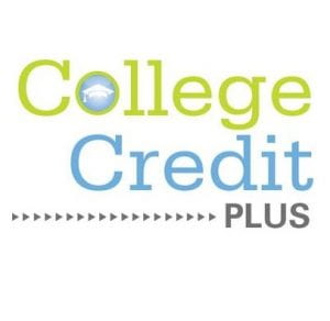 CCP college credit plus logo