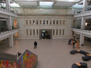 Picture 2: The spacious, open atrium.