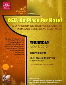 OSU, No Place for Hate?