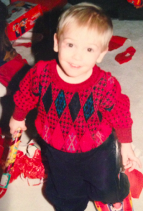 Photo of Nicholas as a child.