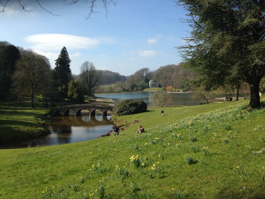 Picturesque view of Stourhead