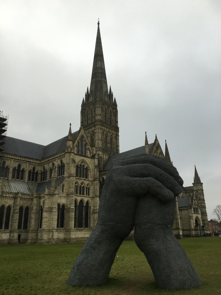 Sophie Ryder's installations at Salisbury Cathedral created a contrast between the medieval and modern, asking the viewer to think about their surroundings in a new way.