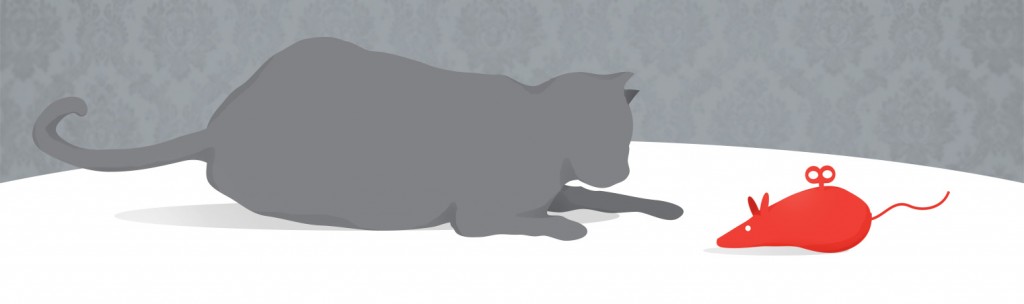 cat and mouse - room background