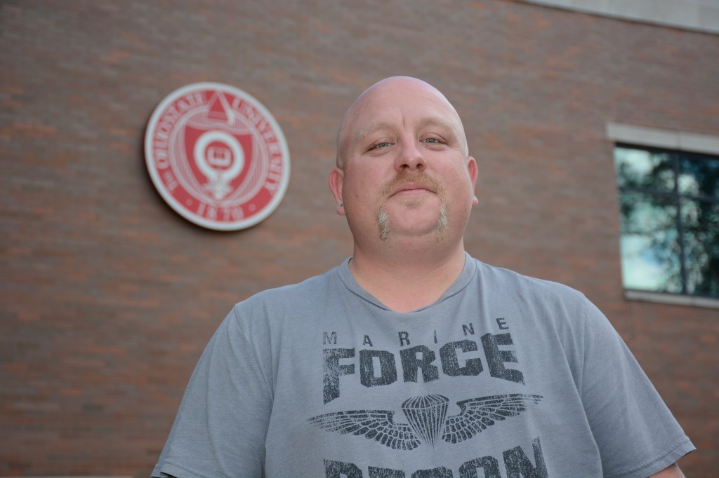 Josh Hurrell, a junior at The Ohio State University at Mansfield, is the new student-veteran community advocate.