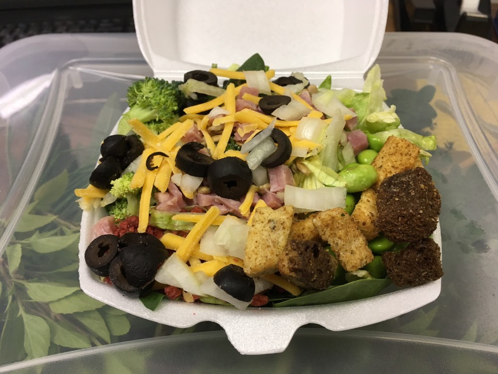Get your salad fix at the HVCH cafeteria.