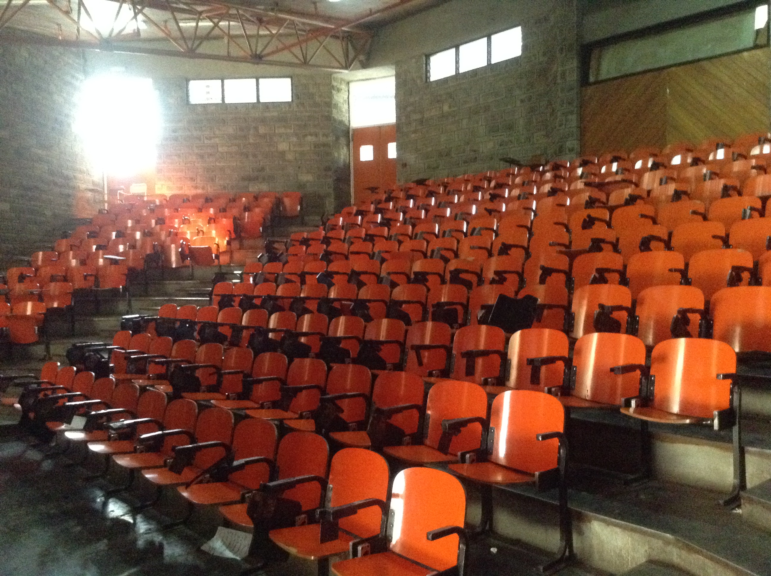 Classroom seating in Addis Ababa lecture hall