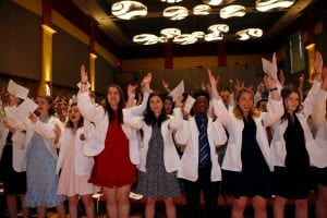 Class of 2022 at their 2019 White Coat Ceremony