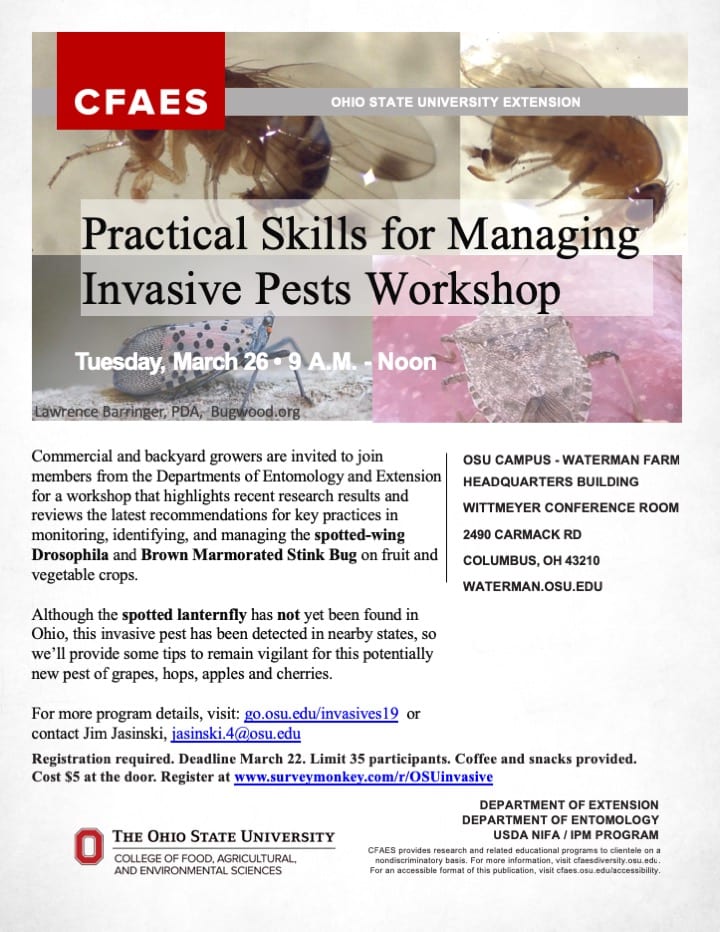 Practical Skills for Managing Invasive Pests Workshop
