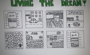 Project 10 - Cartoon "Living The Dream"