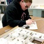 Cherokee adding barcode label to specimens