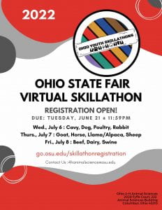 Ohio State Fair Virtual Skillathon