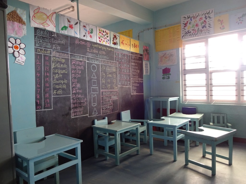 A classroom in the special classroom