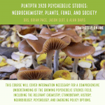 Drs Pace, Slot, and Davis to offer Psychedelic Studies Course this Fall.