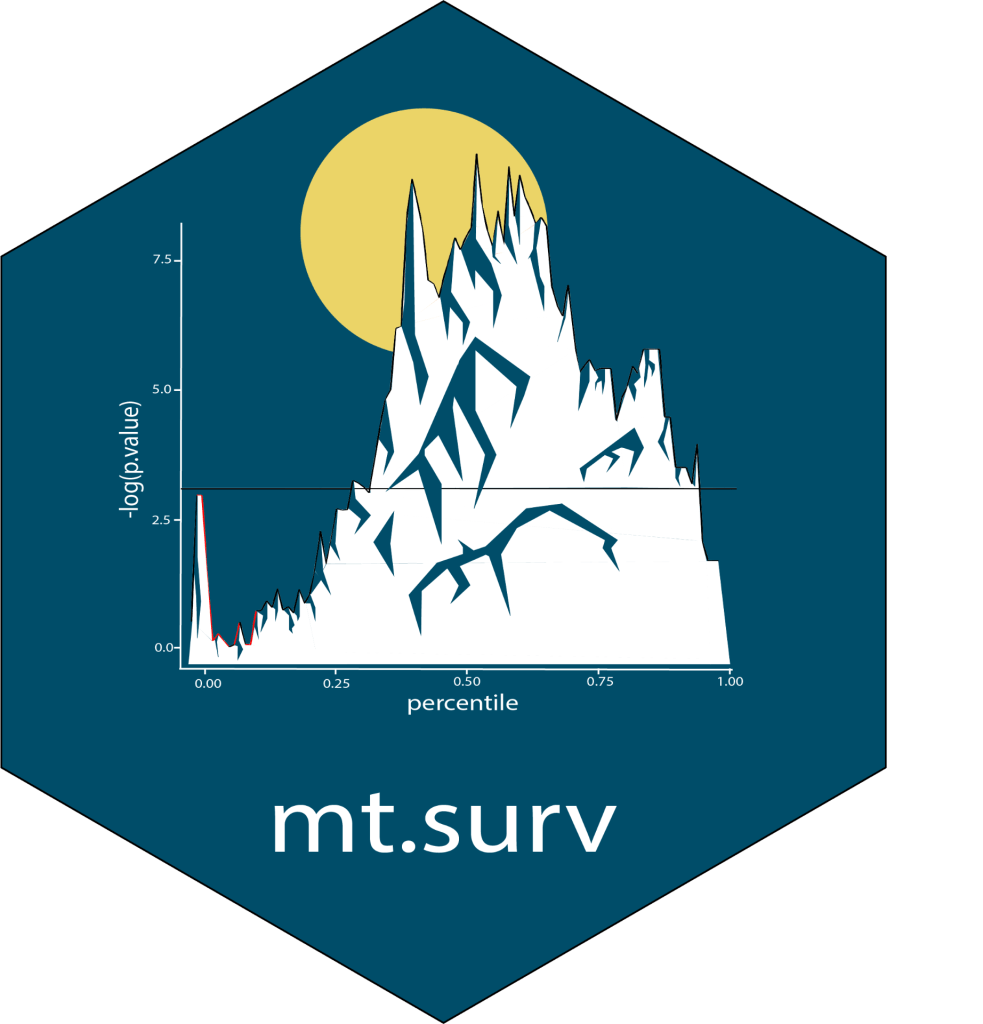 hex style logo of a data that looks like a mountain