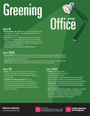 Greening Your Office