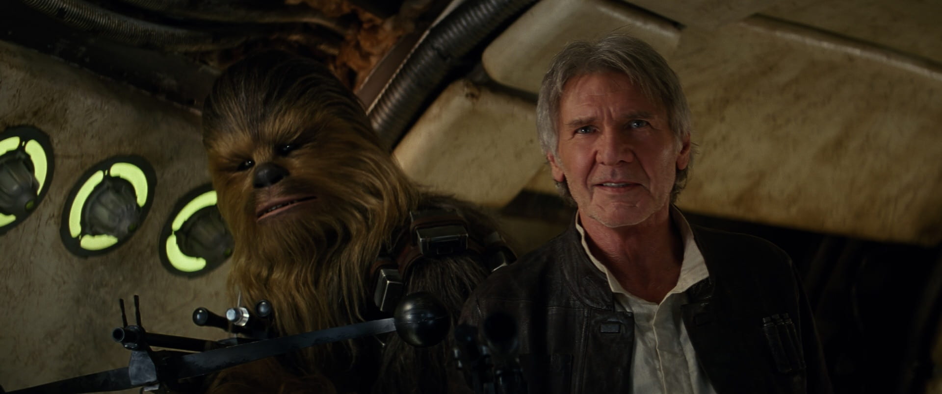 Han and Chewie in Star Wars - Episode VII: The Force Awakens