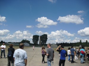 My first view of Sachsenhausen, a place of overwhelming despair.