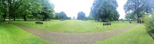 Panorama of the German Cemetery